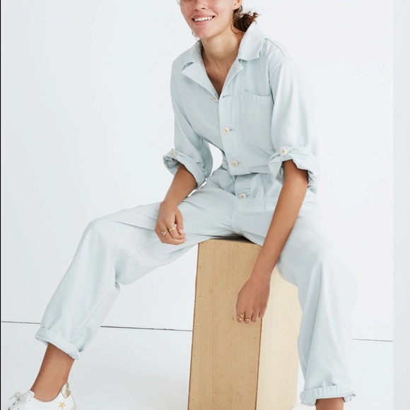 Madewell x As Ever_ Coveralls Dawn Mist_Medium - Picture 1 of 11